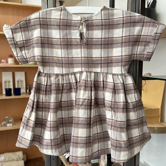 NEW Rylee + Cru Maxwell Flannel buffalo plaid dress - Picture 4 of 4